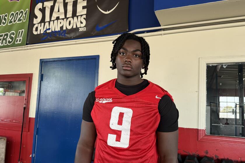 Khary Wilder is a 6-foot-4, 250-pound junior defensive lineman at Gardena Serra.