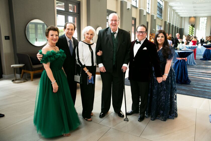 From left, Diana and Eliezer Lombrozo, Peggy and Peter Preuss, and Miguel and Veronica Leff.