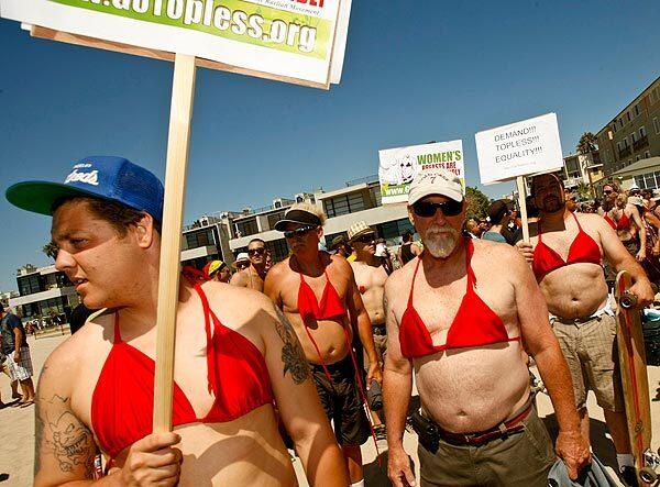 Venice Beach protest