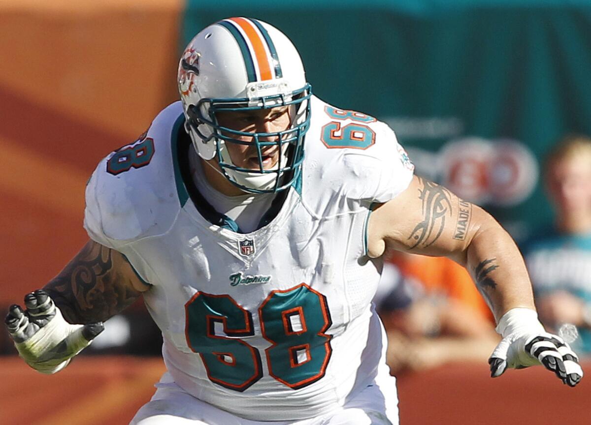 Richie Incognito is seen in 2012.