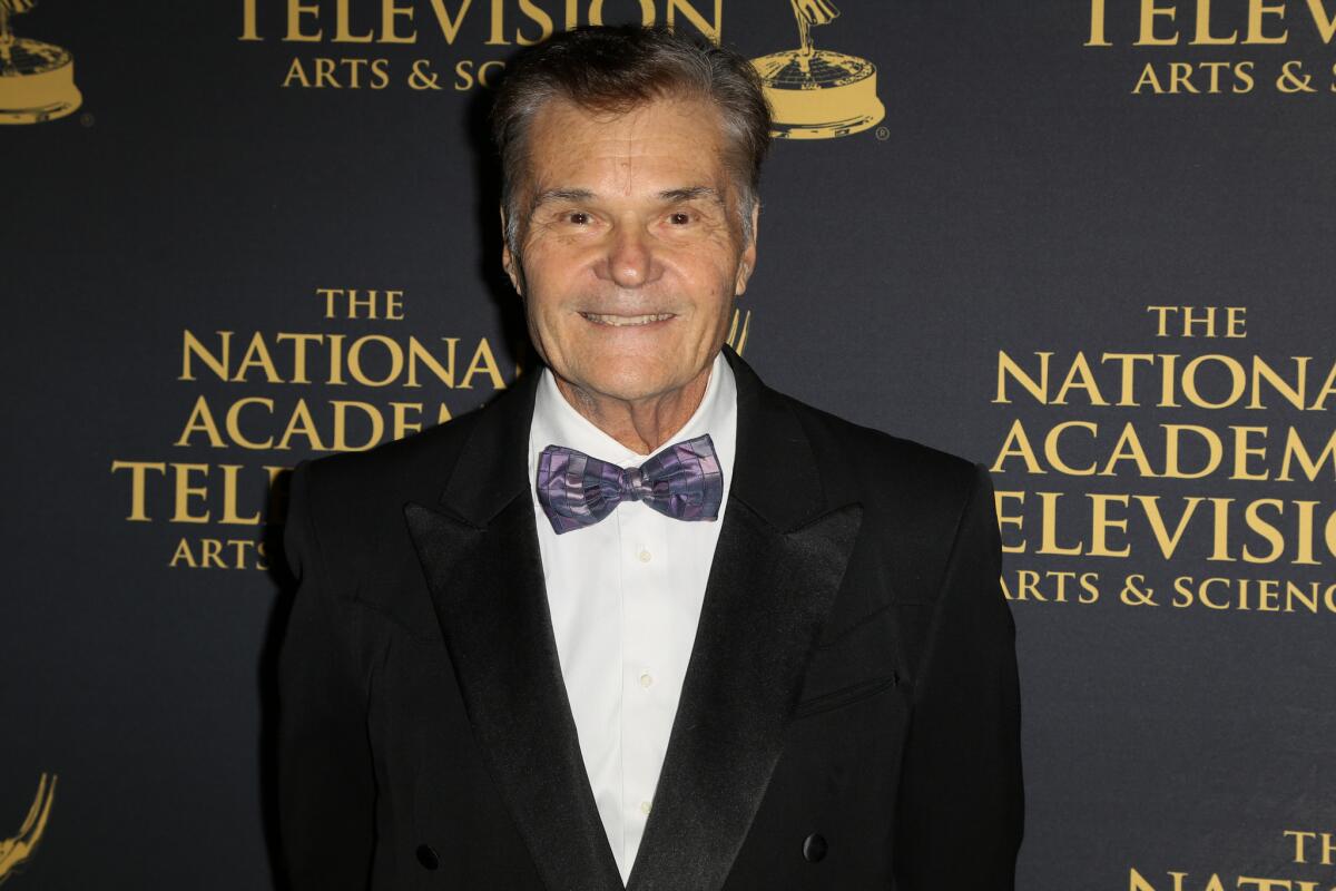 Fred Willard arrives at the Daytime Creative Arts Emmy Awards ceremony at the Hilton Universal City Hotel on April 24. He won for his guest role on CBS' "The Bold and the Beautiful."