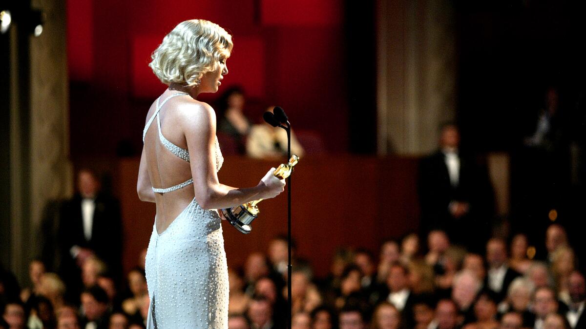 Oscars rewind — 2004: Charlize Theron wins on her first try - Los Angeles Times