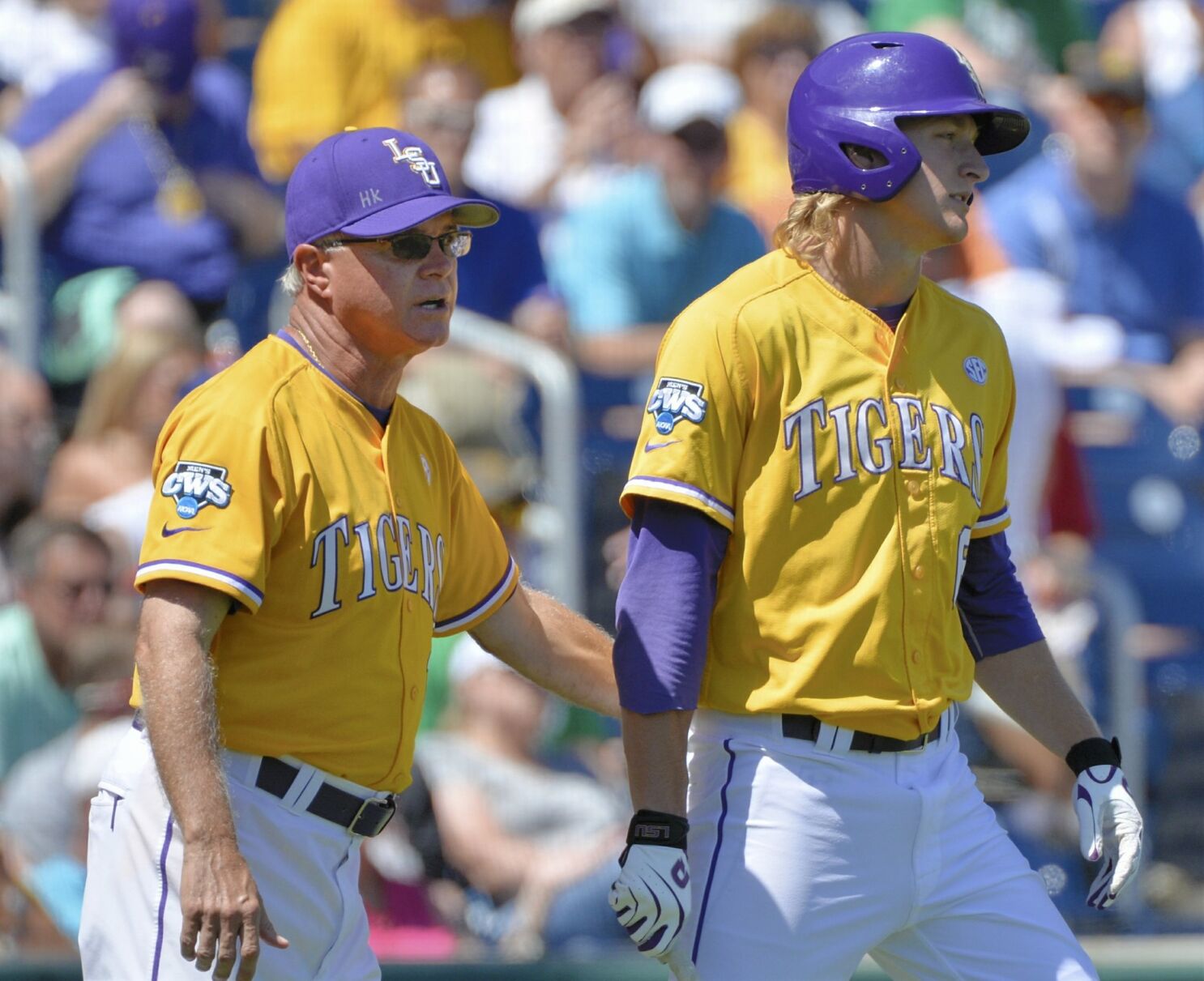 2015 LSU Tigers Team Signed Baseball Jersey CWS Alex Bregman