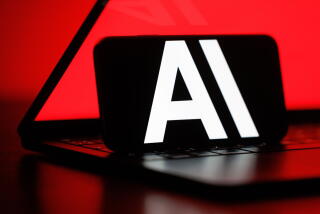 An artificial intelligence symbol on a smartphone. Photographer: Andrey Rudakov/Bloomberg