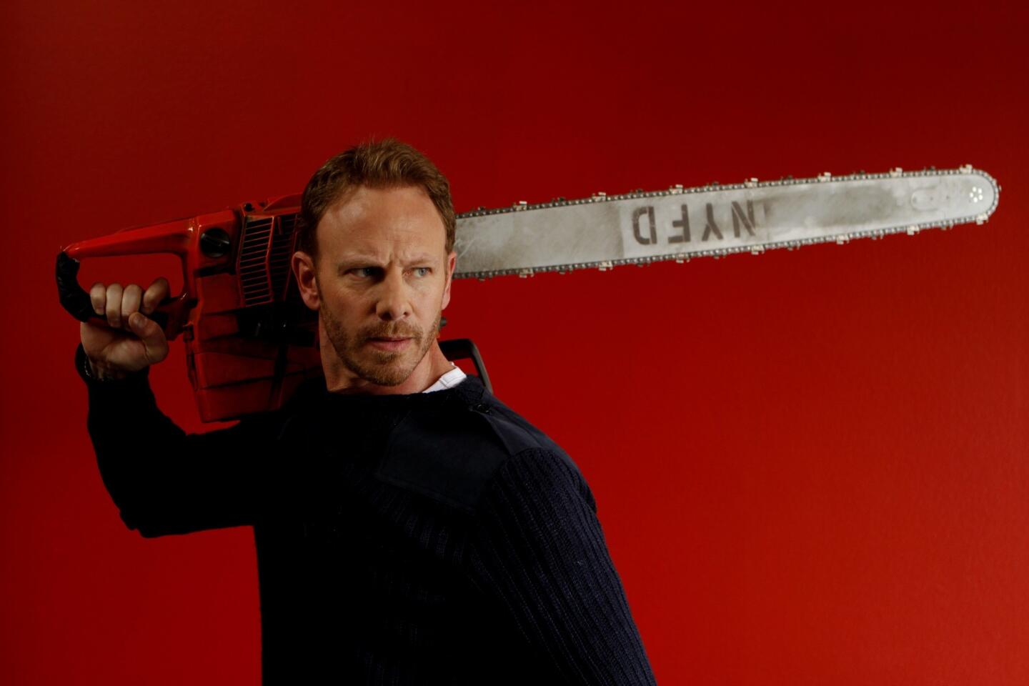 Ian Ziering will be wielding an even bigger chainsaw in "Sharknado 2." But where exactly does one find a chainsaw in Manhattan?