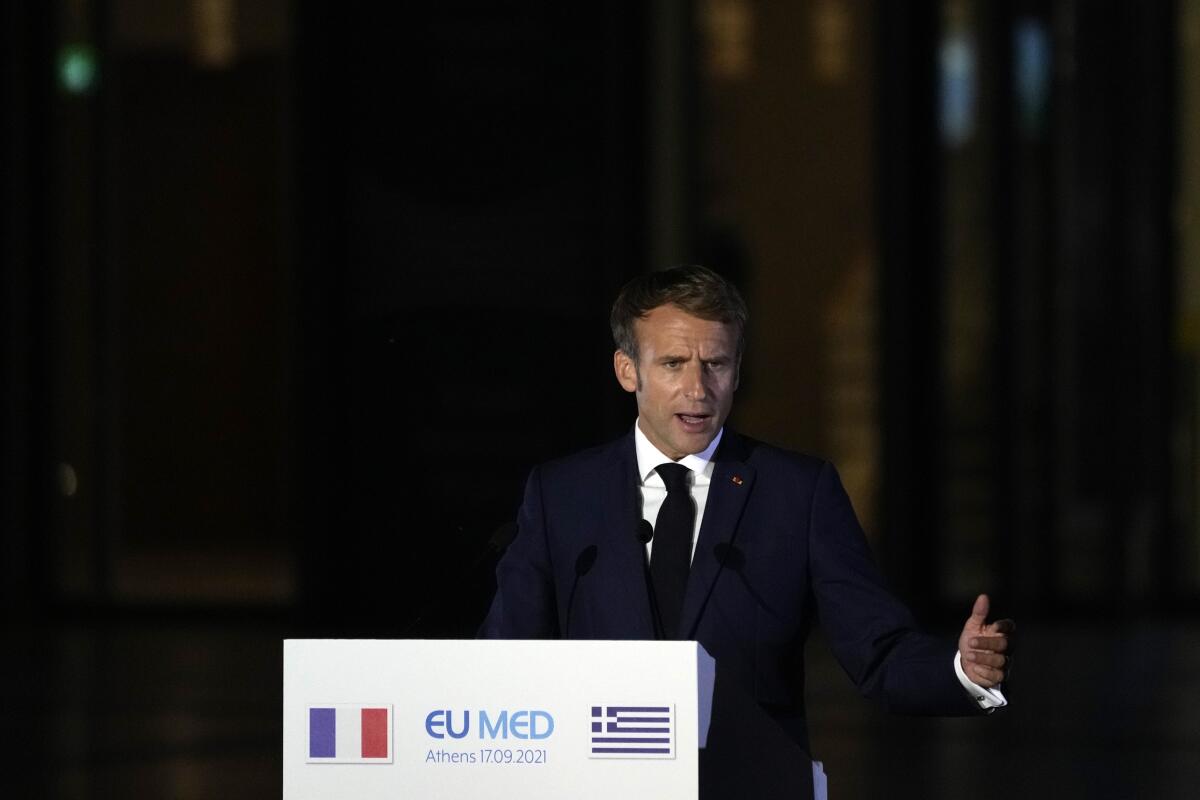 French President Emmanuel Macron