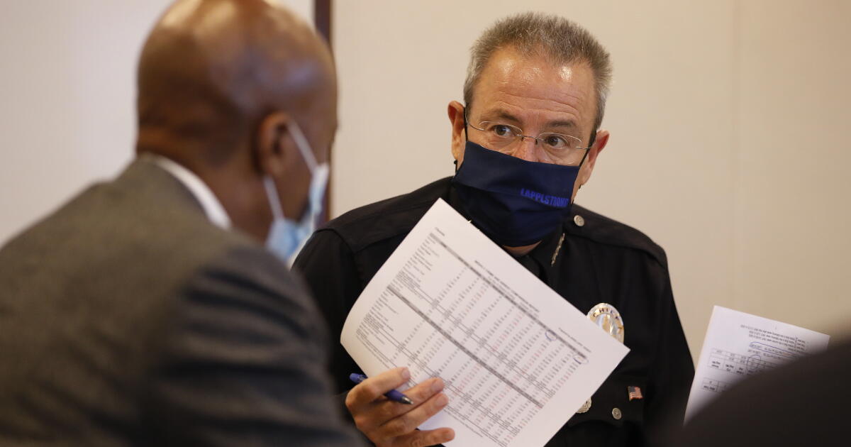 Lapd Ia Inside an LAPD crime briefing on rising violence - Los Angeles Times