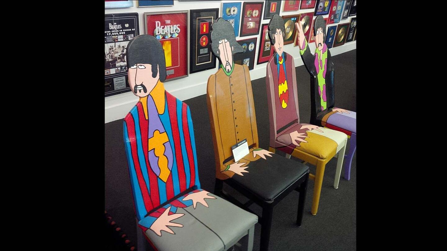 Beatles 'Yellow Submarine' chairs