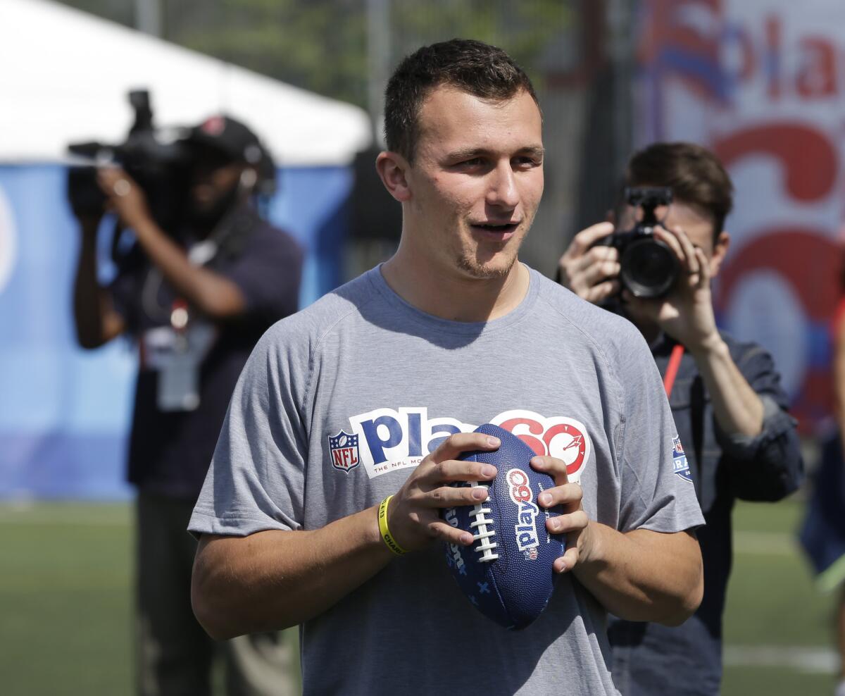 Former Texas A&M quarterback Johnny Manziel has a big decision to make before the NFL draft -- what song should play when he is selected?