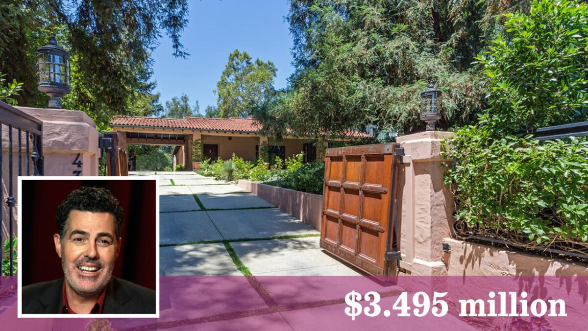 Adam Carolla has listed his home in La Cañada Flintridge for sale at $3.495 million.