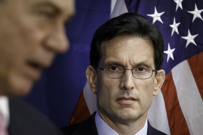 Rep. Eric Cantor (R-Va.) said he would resign his seat in Congress on Aug. 18.