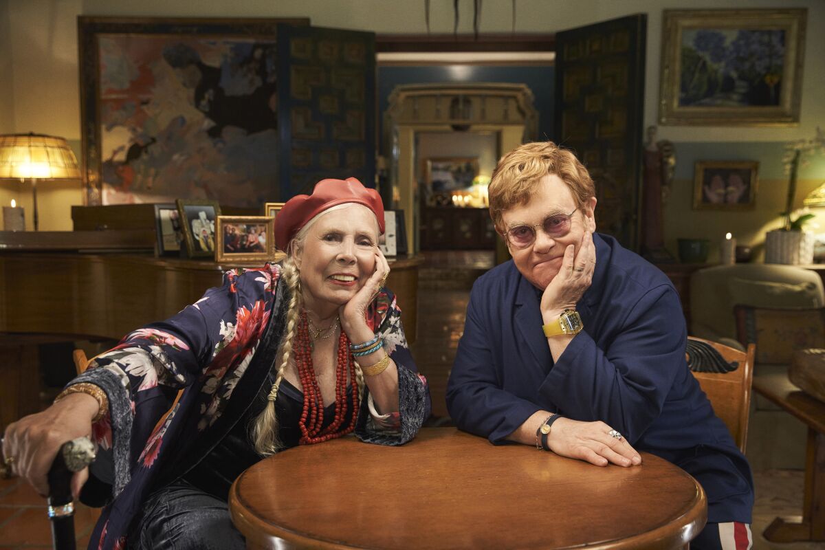 New Joni Mitchell album? She tells Elton John it could happen - Los ...