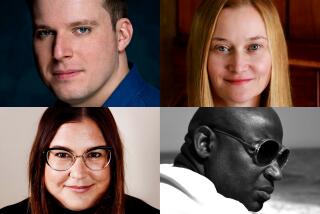 Clockwise from top left: Authors Matthew Blake, Tracy Sierra, Jahmel Mayfield and Sarah-Jane Collins. (Pete Bartlett; Alyssa Fortin; Melville House; Isabel Lasala)