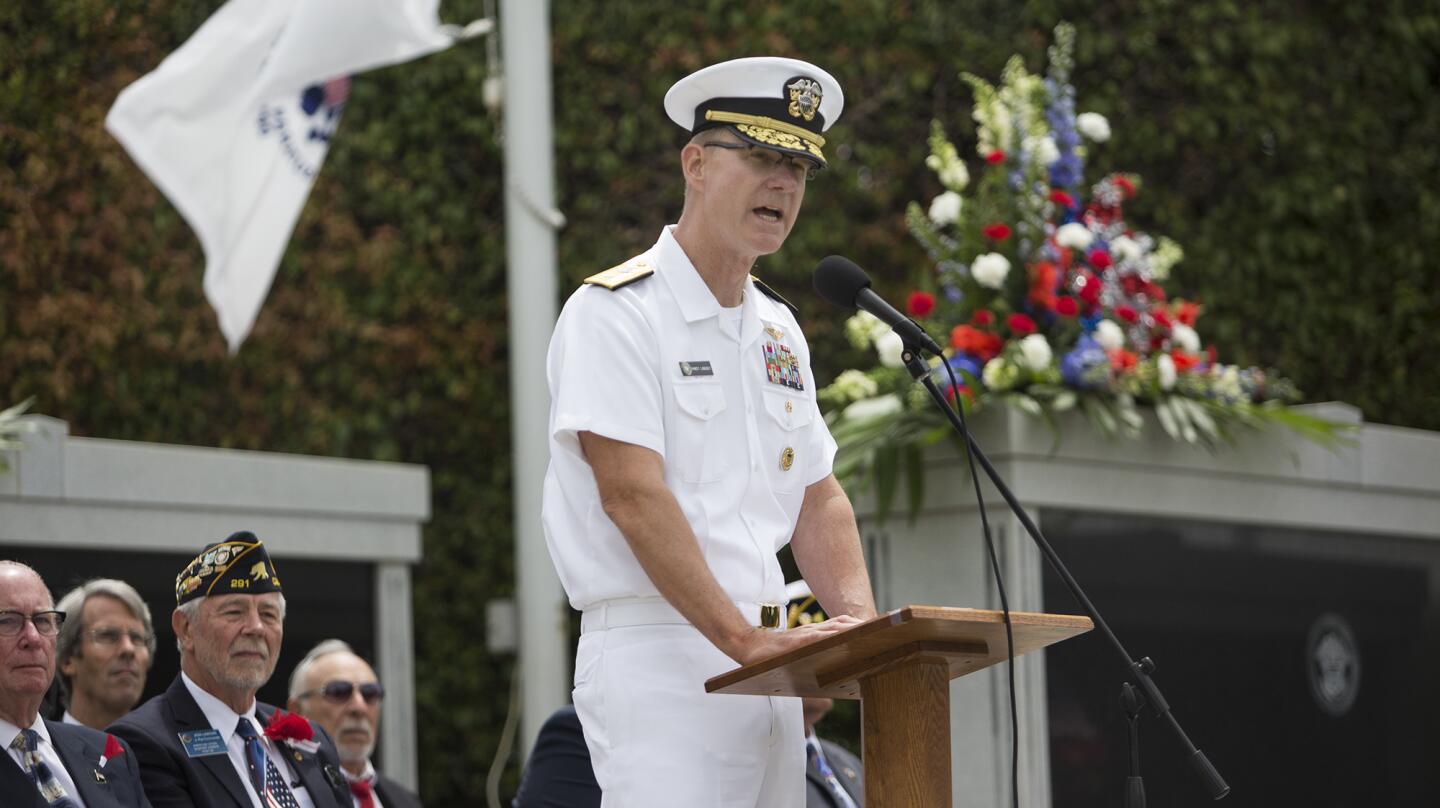 Photo Gallery: Memorial Day service at Pacific View Memorial Park and Mortuary