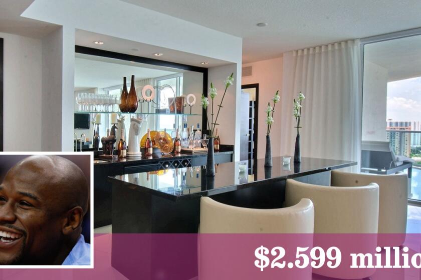 Boxer Floyd Mayweather Jr. is asking $2.599 million for his Miami-area penthouse.