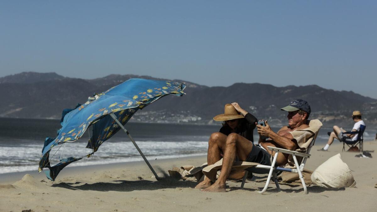 Strong winds are returning to Southern California.