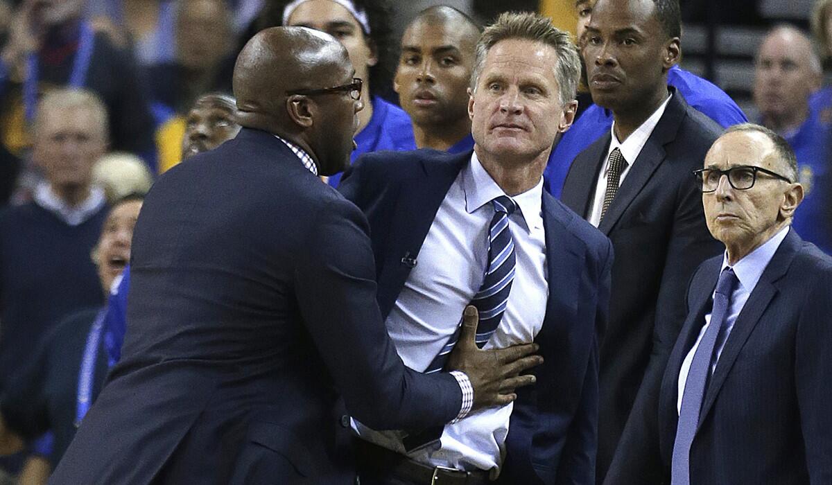 Kerr will be around, even if his back won't allow him to be on the bench all series. Mike Brown is trying to beat the franchise that fired him not once but twice. Tyronn Lue has James' respect, which is the single biggest requirement for any Cavaliers coach. Lue is vying to join Minneapolis Lakers coach John Kundla as the only coaches to win titles in their first two seasons as coach. Kundla did so in 1949 and 1950.