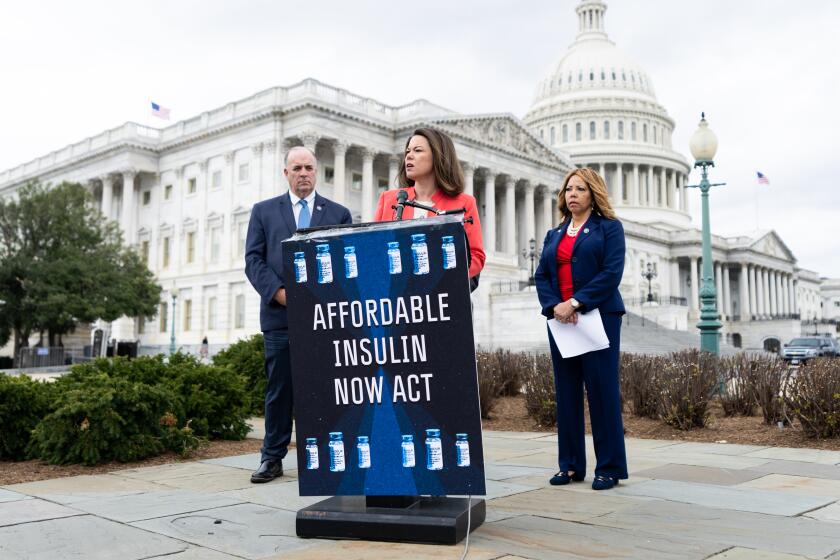 The news conference outside the Capitol on the on the Affordable Insulin Now Act vote in the House