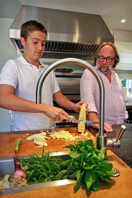 Chef Joaquim Splichal's home kitchen