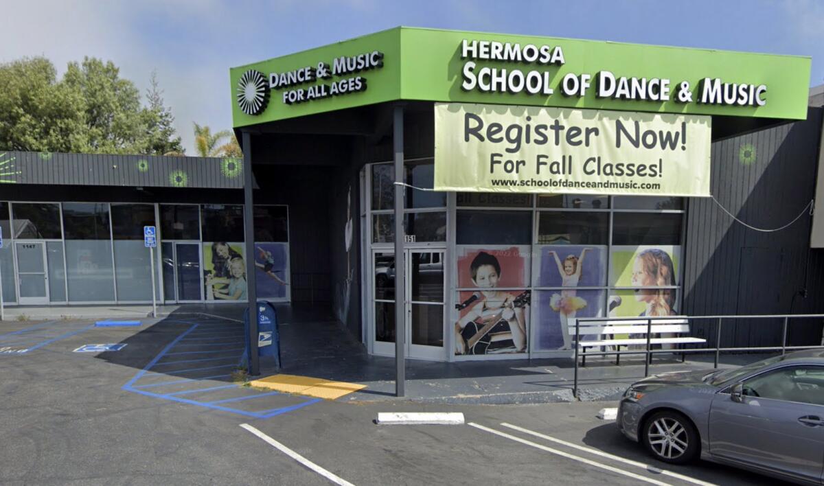 A parent found hidden cameras in a bathroom at Hermosa School of Dance & Music.