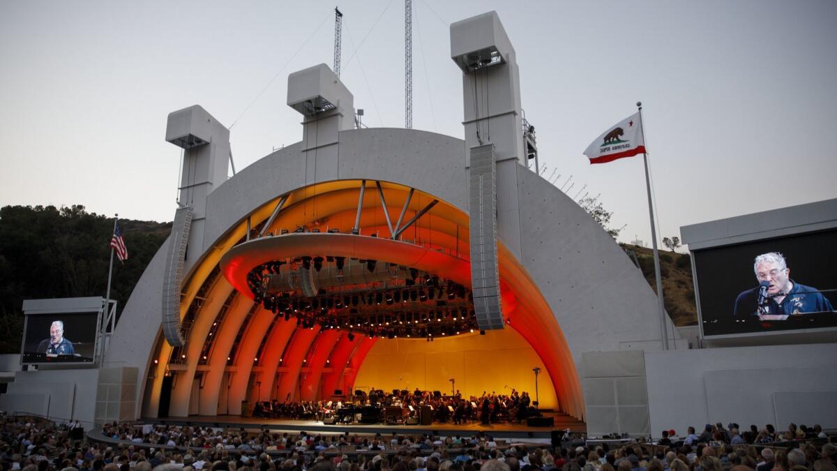 The Hollywood Bowl Orchestra was conducted by David Newman.