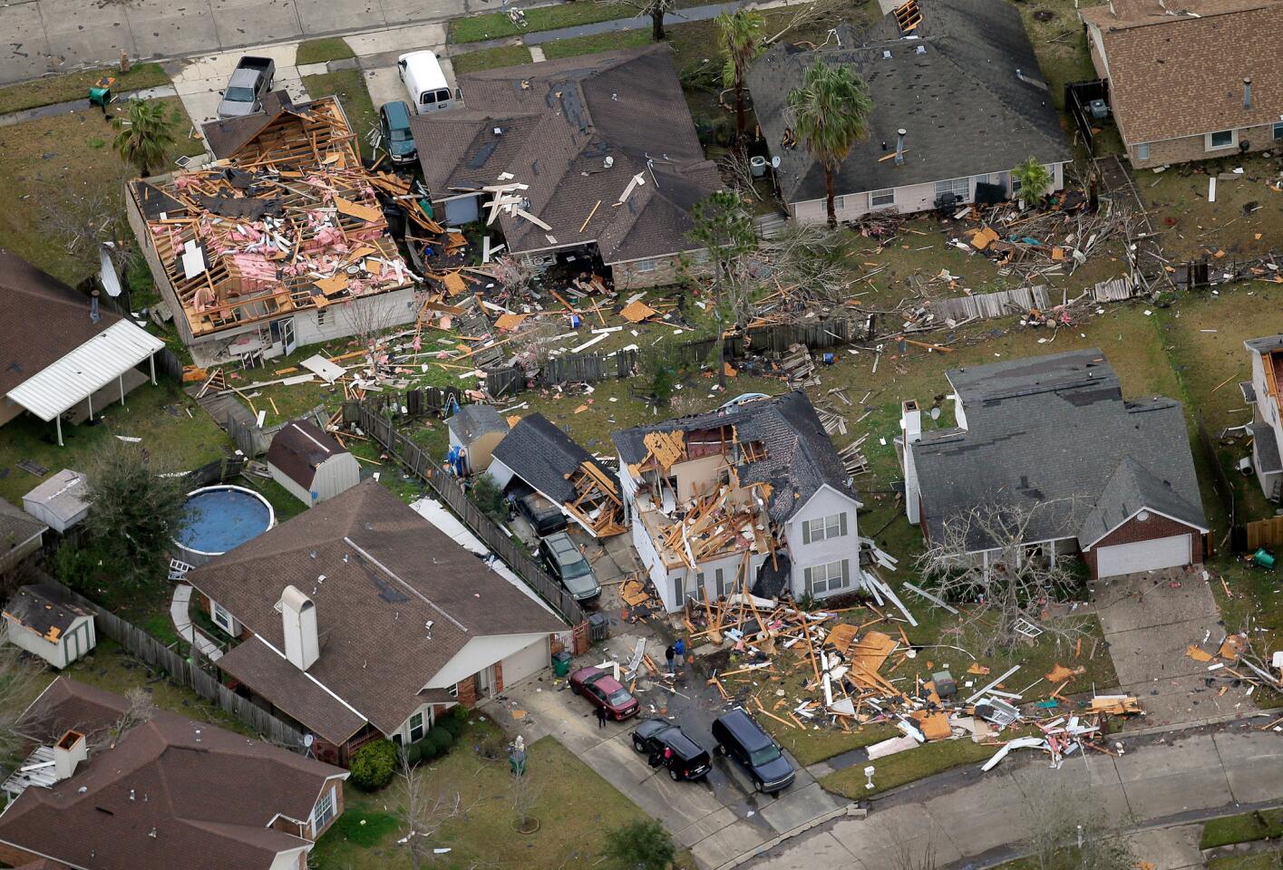 Tornadoes strike Gulf Coast states