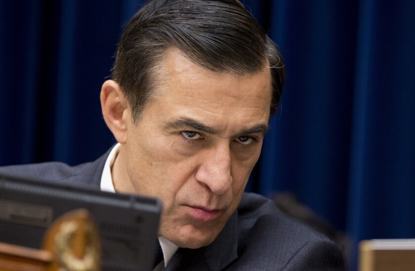 Still hunting for that White House connection: Rep. Darrell Issa during a committee hearing in June.