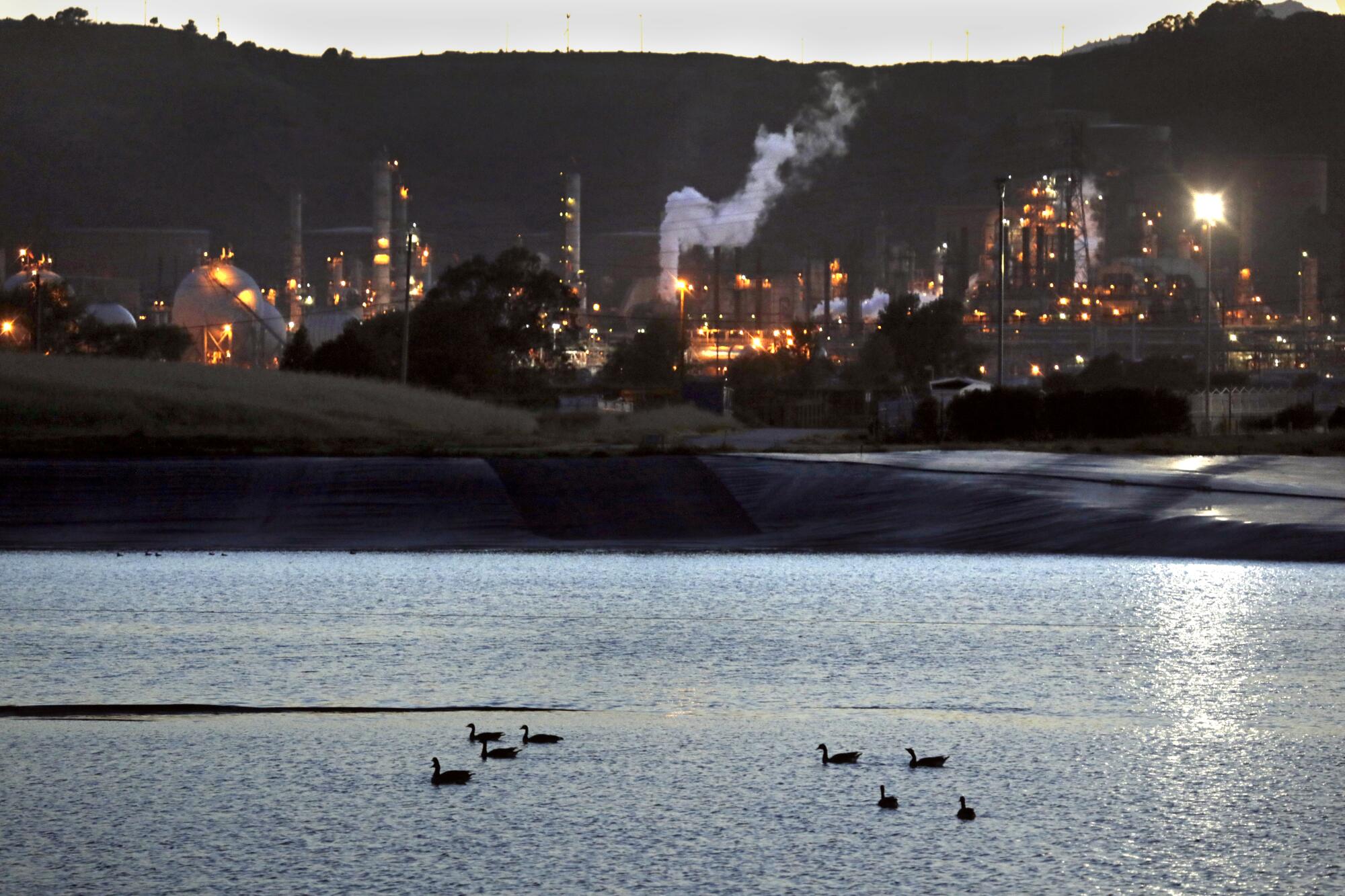 In Richmond, the Chevron refinery is one of the major employers. 