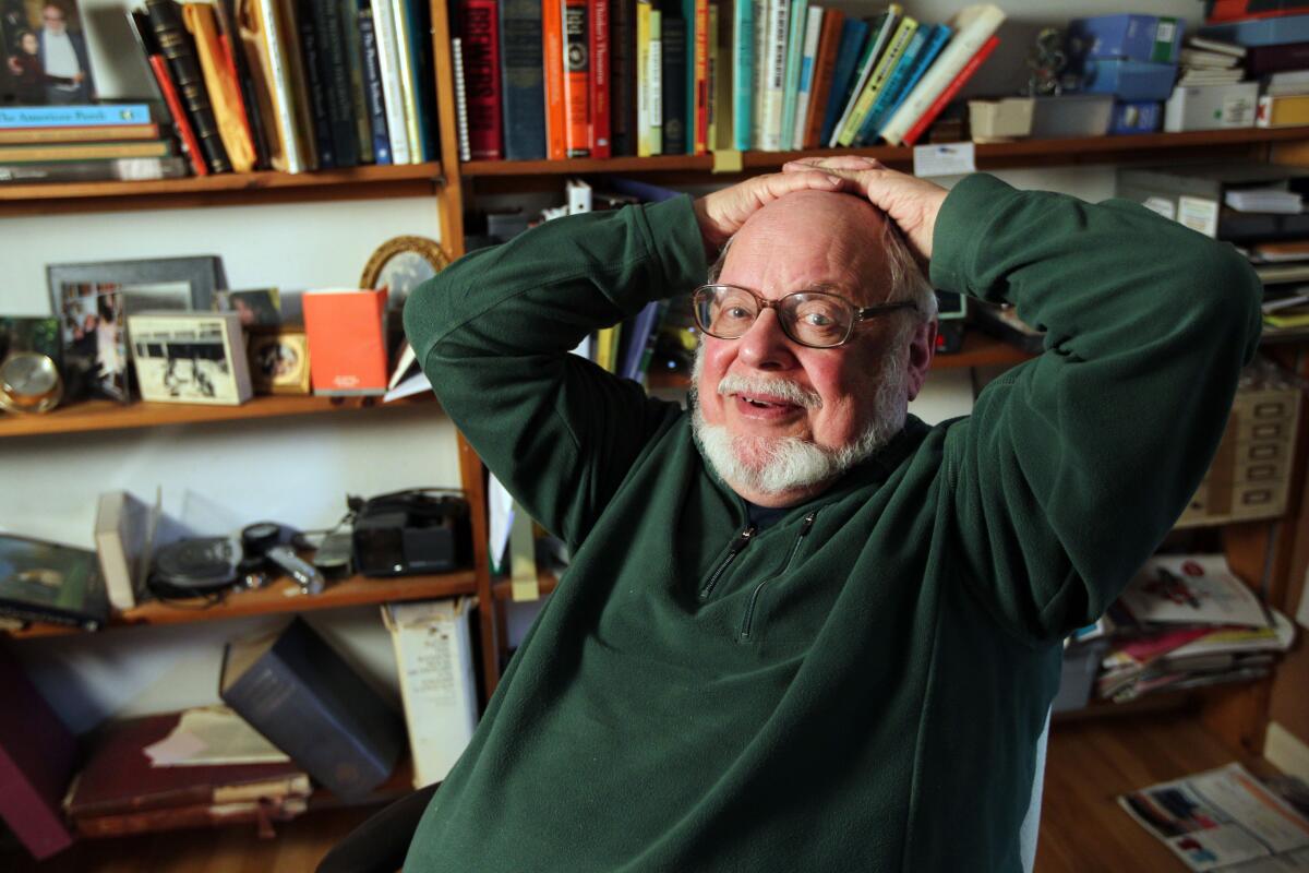 Author Norton Juster at home.