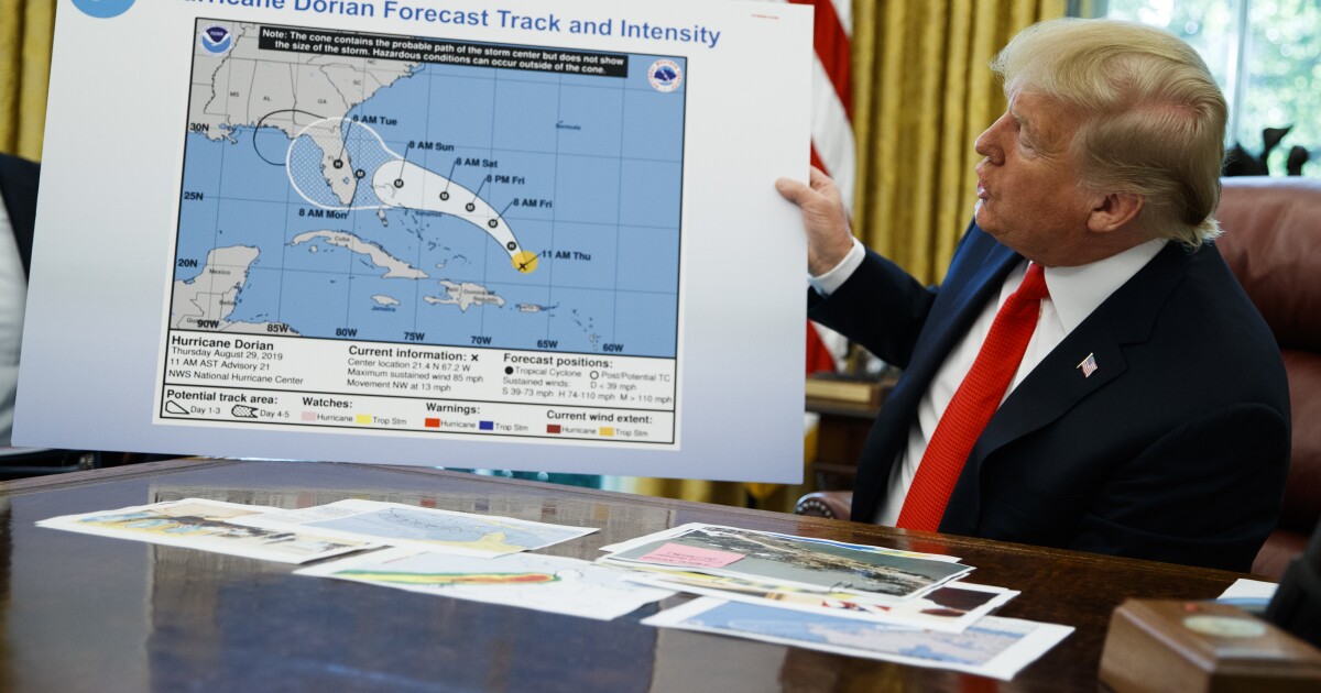 Trump's Hurricane Dorian map overshadowed CNN's climate town hall - Los Angeles Times