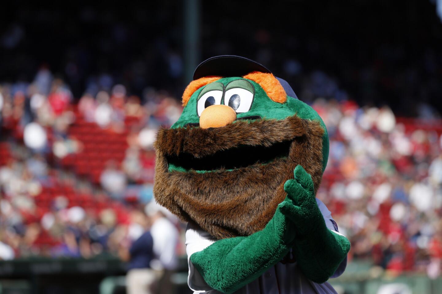 Wally the Green Monster, the official mascot of the Boston Red Sox News  Photo - Getty Images