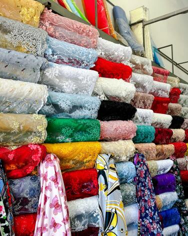 A view of Town Fabrics.