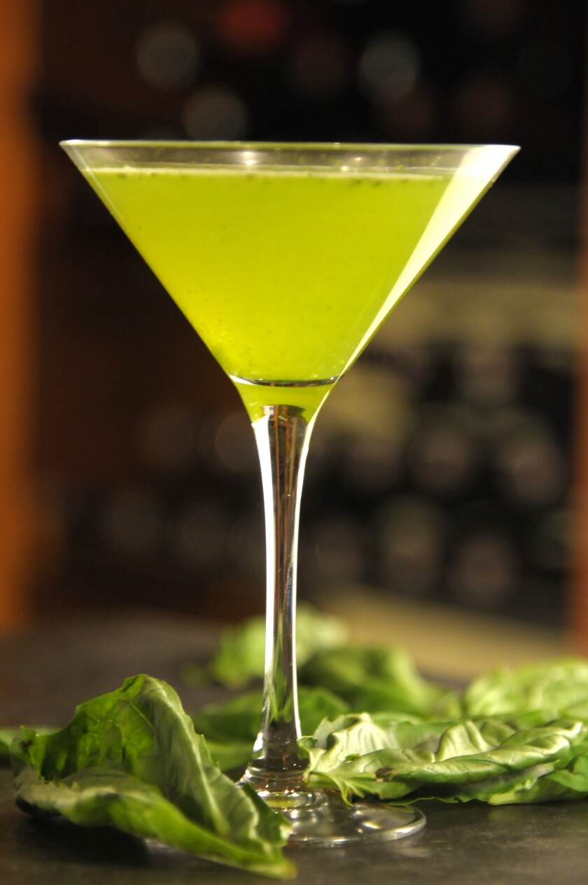 The Basil Martini from Bleu Bohème