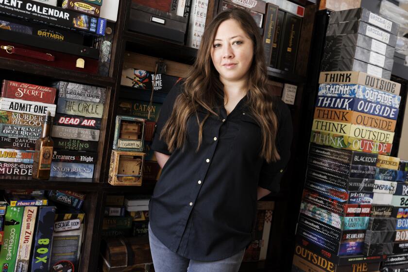 Los Angeles, CA - September 06: Lauren Bello stands inside her home in Sherman Oaks on Friday, Sept. 6, 2024 in Los Angeles, CA. (Carlin Stiehl / For the Times)