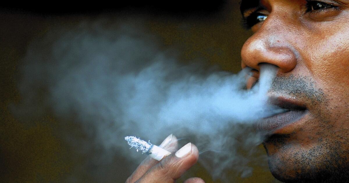 cigarette people smoking rate hit record low last year as more quit Huge crowd of more than