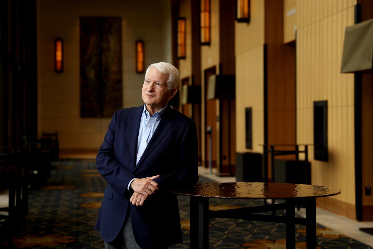 Gene Block , 74, the current and 6th chancellor of the University of California, Los Angeles.