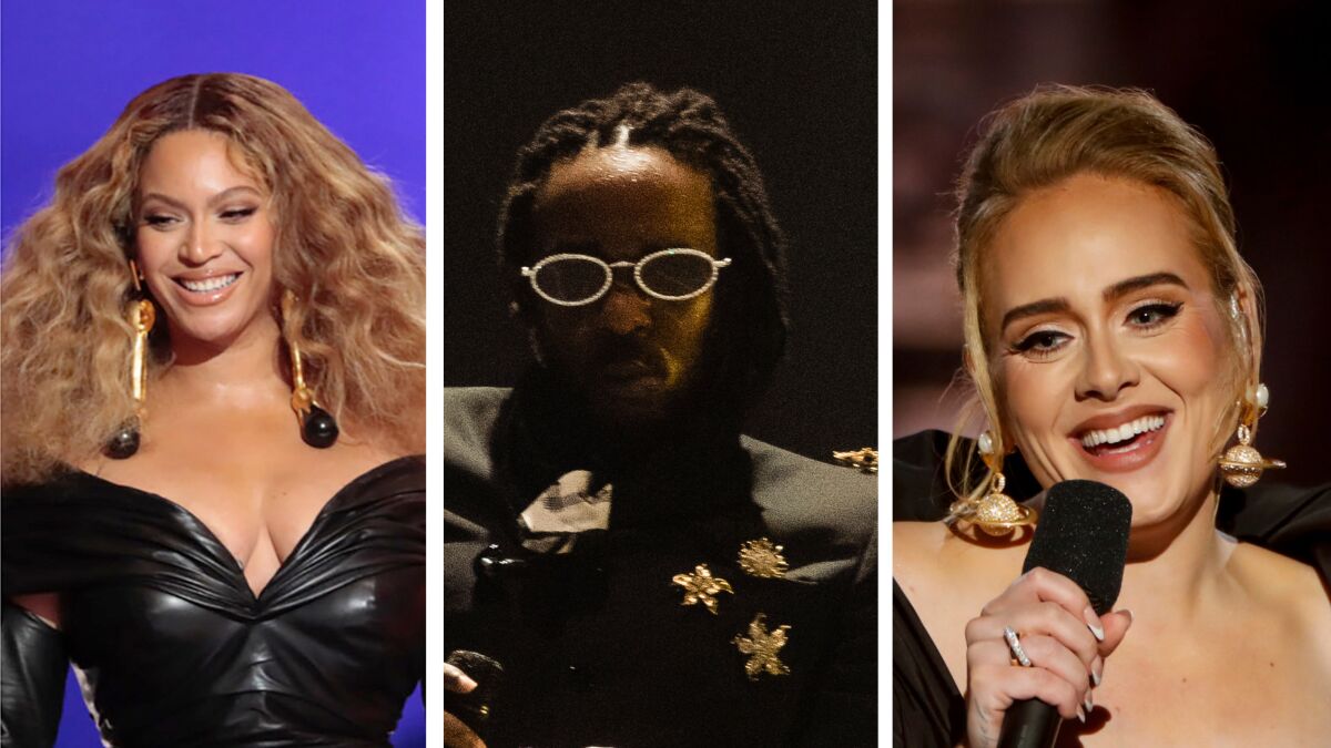 Grammys 2023: Top nominees include Beyonce, Kendrick Lamar, Adele and Brandi Carlile - The San Diego Union-Tribune