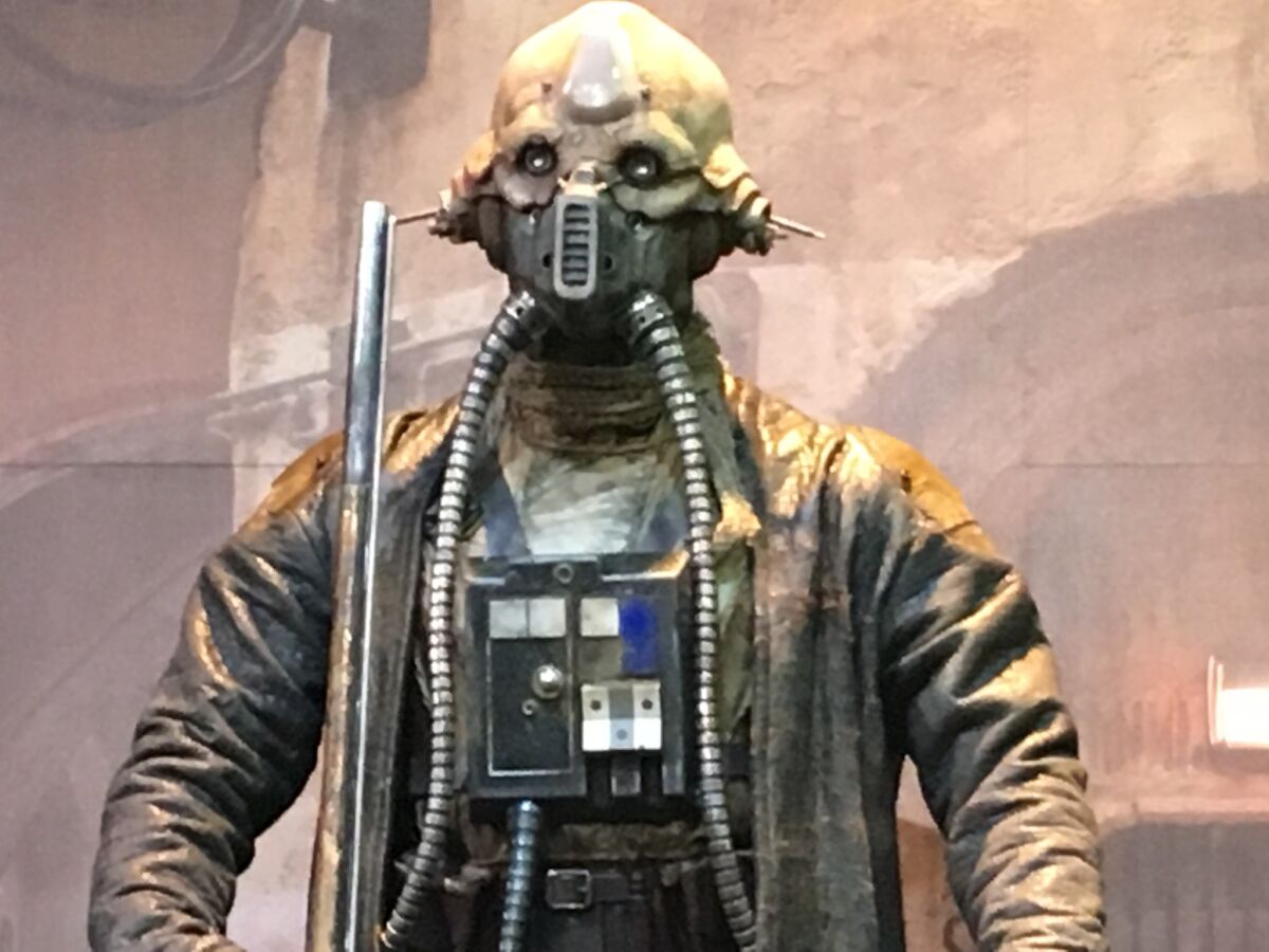 Edrio Two Tubes, a new Star Wars character, is revealed at Comic-Con.