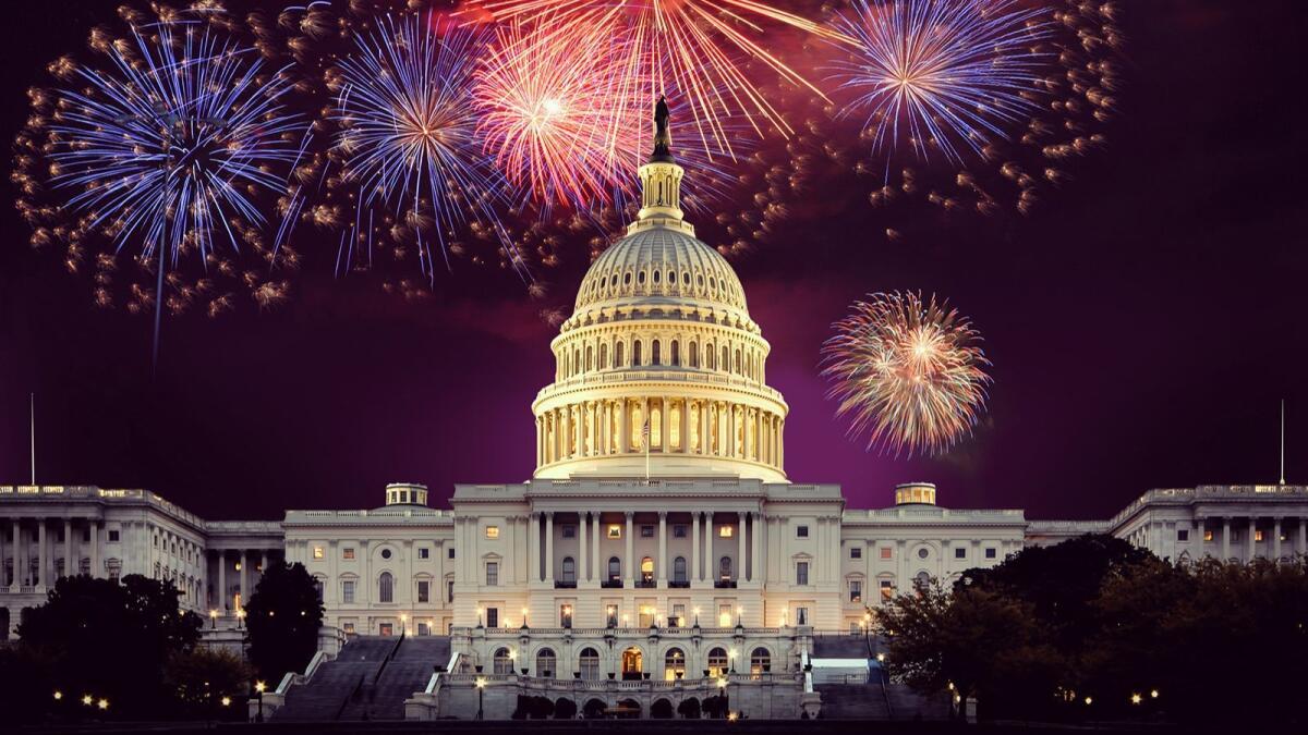 Fireworks will light up the sky over Washington, D.C., in this year’s edition of “A Capitol Fourth” on KOCE.