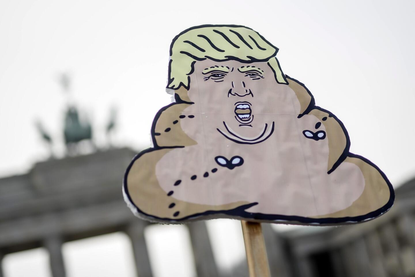 Anti Trump en Berlin