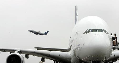 Airbus A380 at LAX