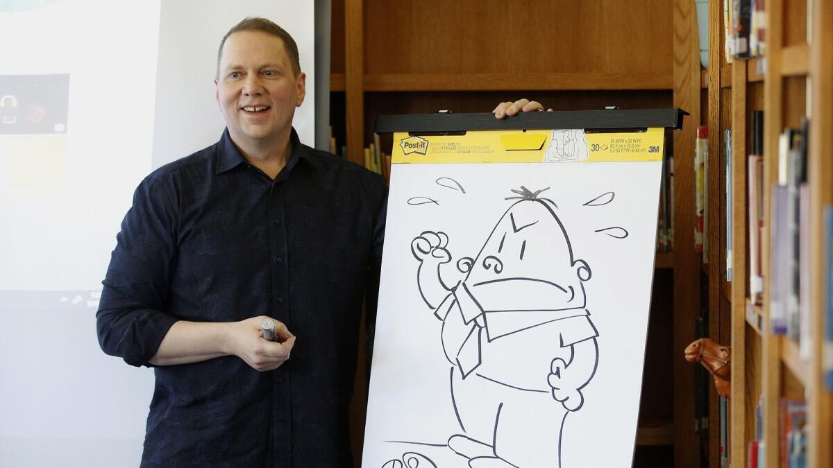 Dav Pilkey, creator of Captain Underpants, makes one Southern California appearance this fall.