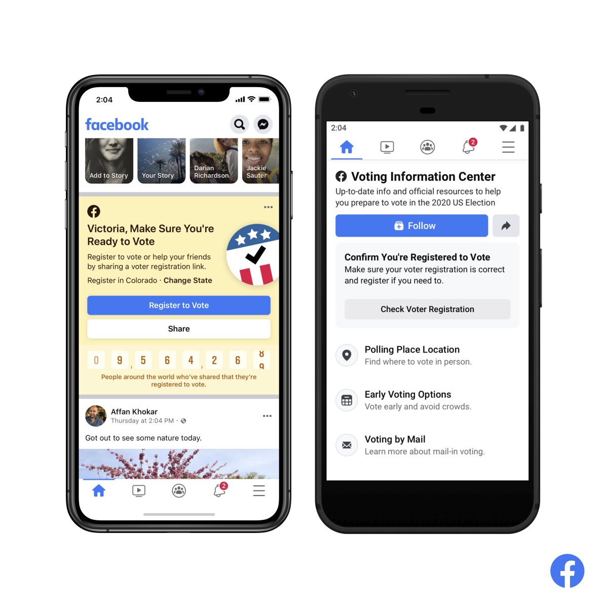 Facebook's new Voting Information Center