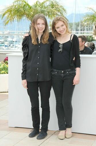 Hannah Murray, left, and Imogen Poots