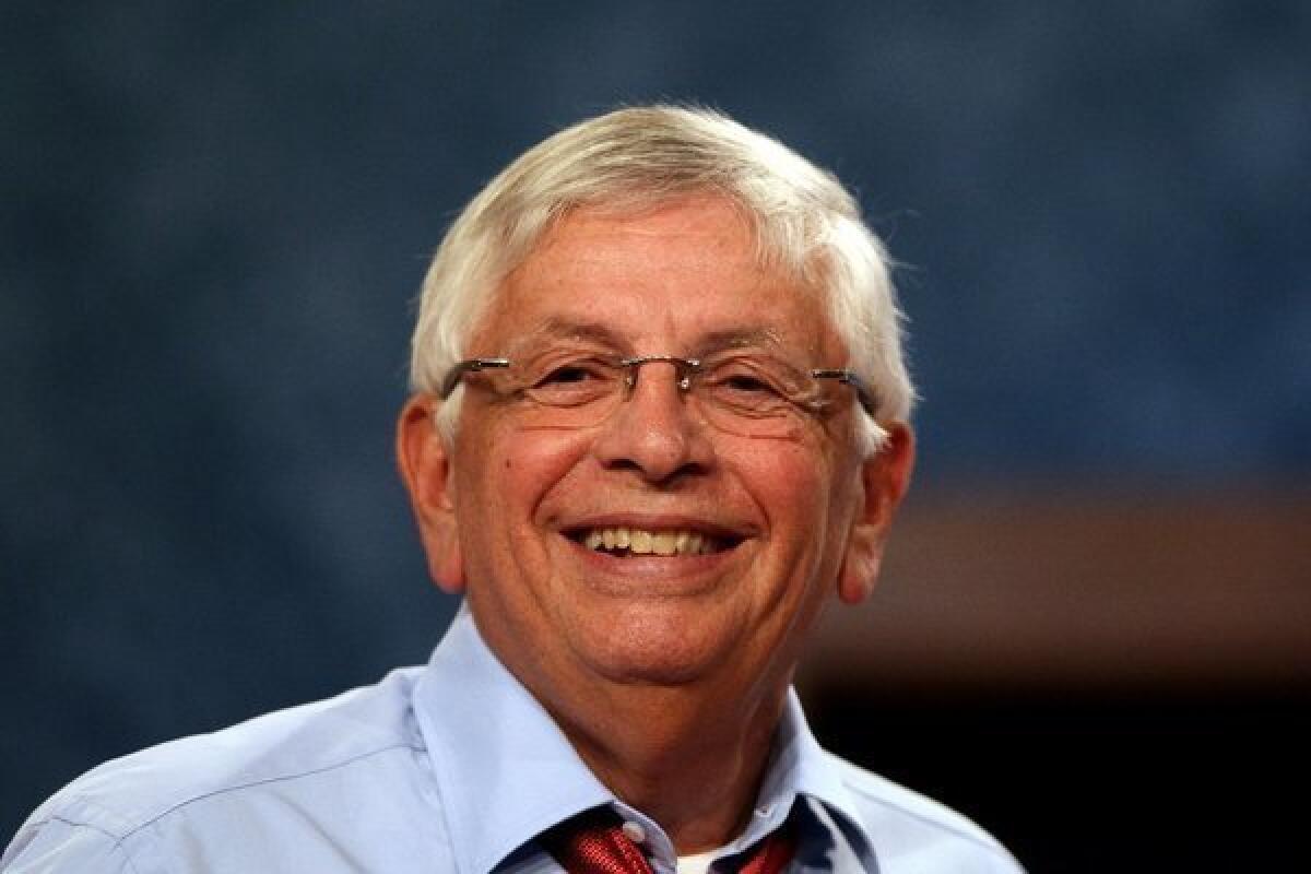 David Stern will step down as NBA commissioner in 2014.
