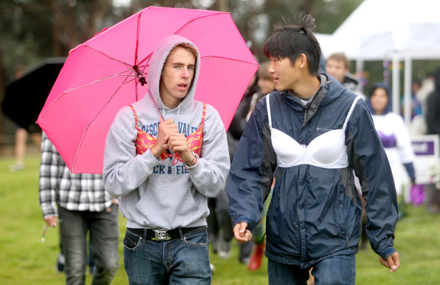 Photo Gallery: Rain no obstacle for annual Relay for Life of Foothills at Clark Magnet High School