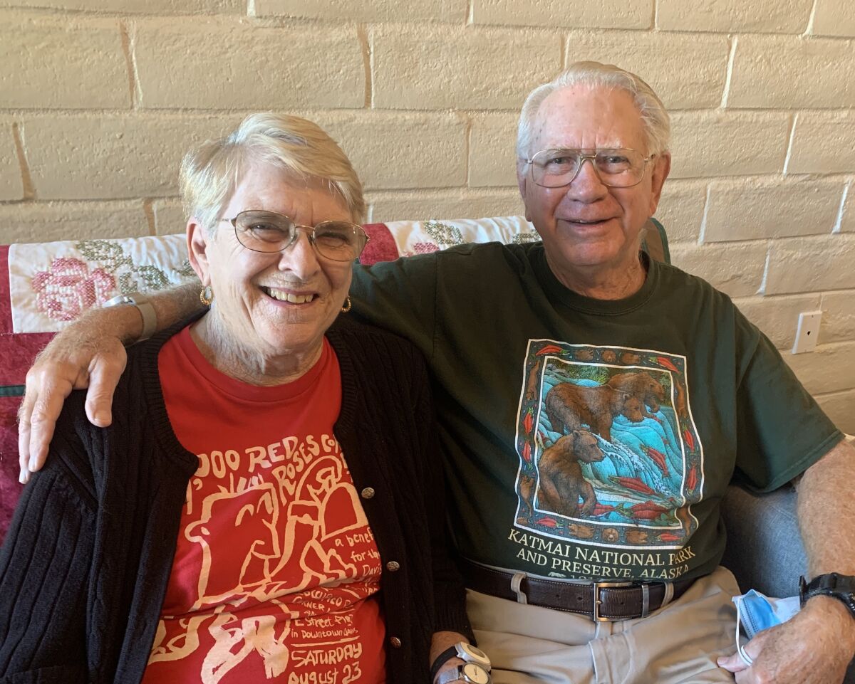 Helen and John Fronefield have been married for more than 53 years.