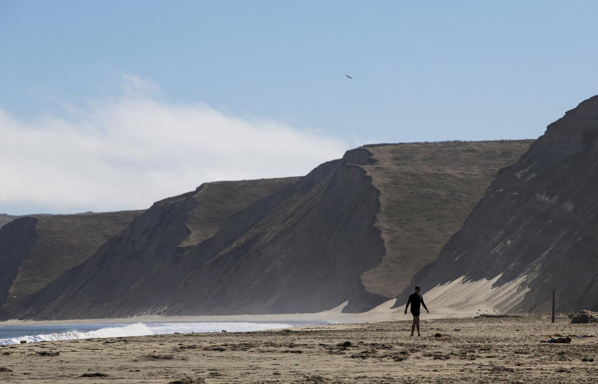 You can find solitude and dramatic cliffs at Drakes Beach.