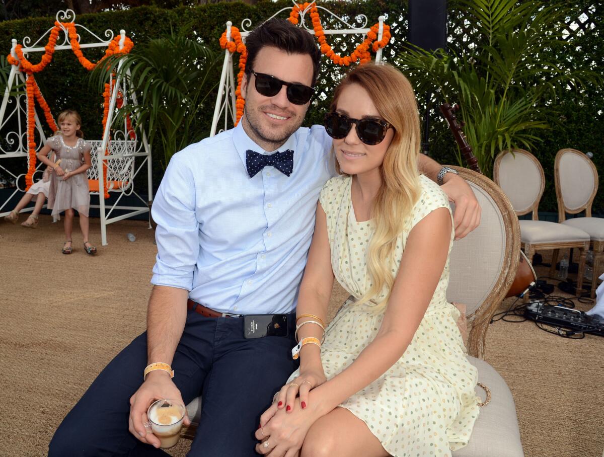 Lauren Conrad and William Tell, shown in a file photo, got married Saturday.