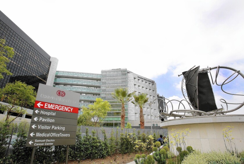 Cedars-Sinai Medical Center in L.A. is among a minority of California hospitals that are resisting an agreement with the Service Employees International Union to make it easier for the union to organize thousands of workers.